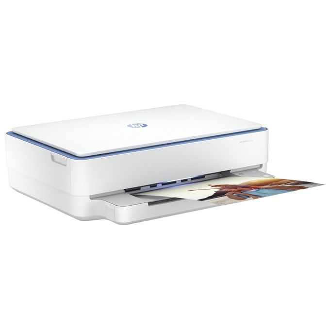 HP ENVY 6010e - Stampante multifunzione, stampante, scanner, fotocopiatrice, WLAN, Airprint con inchiostro istantaneo di 6 mesi, colore: Blu