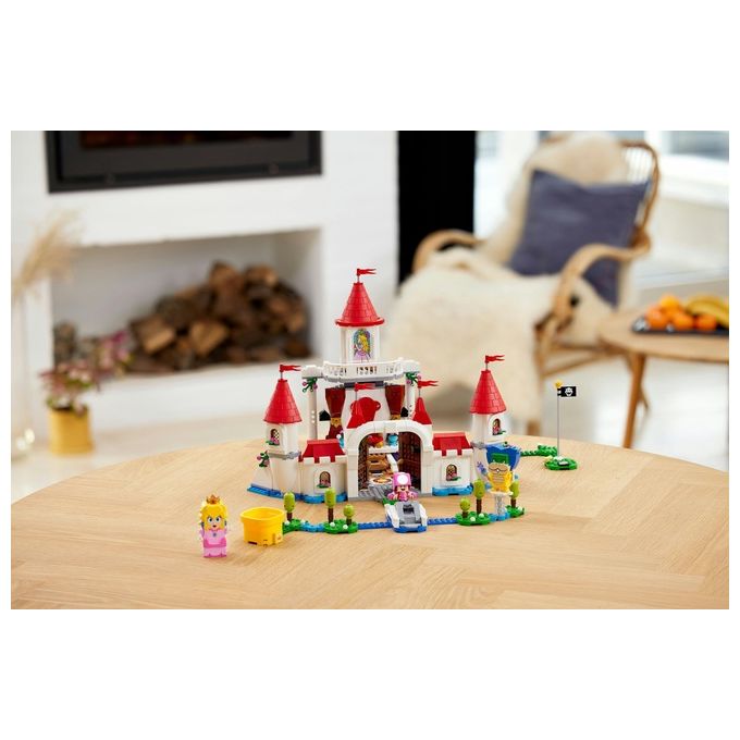 LEGO 71408 Super Mario Pack Espansione Castello di Peach 1216 pezzi 5 personaggi inclusi (48x37x9 5 cm) colore Nero