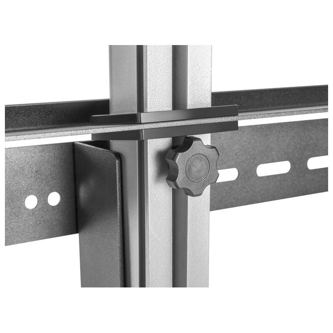 Equip 650621 Supporto Tv a Parete 70'' Nero-Acciaio Inox