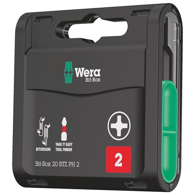 Wera Bit-Box 20 BTZ PH 20 Pezzi