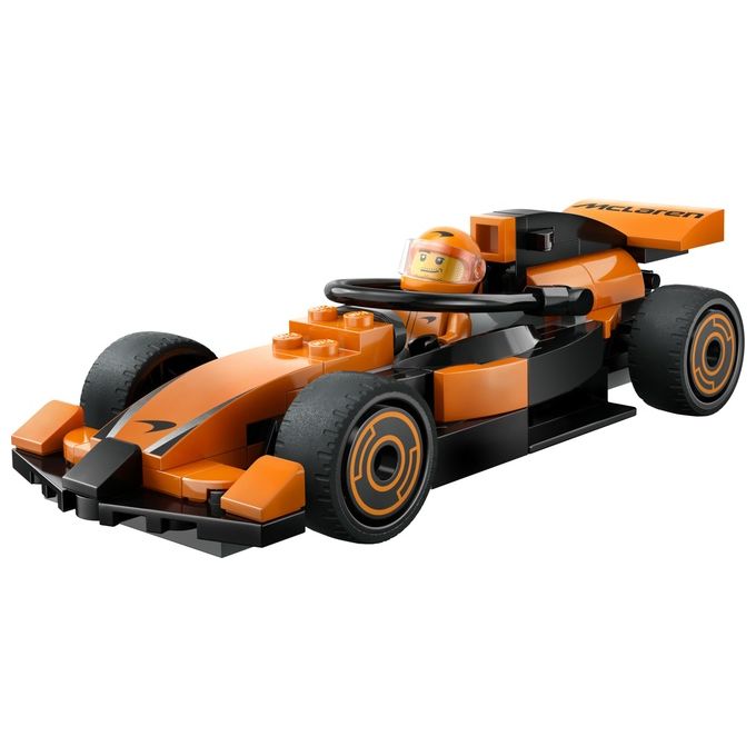 Lego Set Pilota e Monoposto McLaren F1 60442 City Formula1 Racing Construction Kit