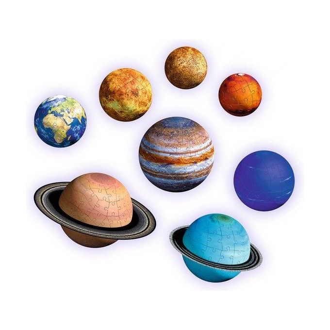 Puzzle 3D Lampada Sistema Solare