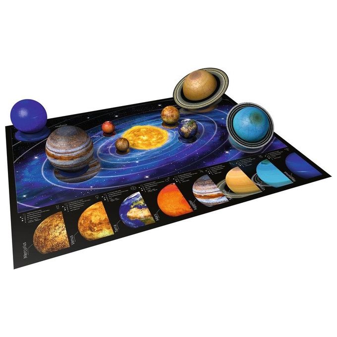 Puzzle 3D Lampada Sistema Solare