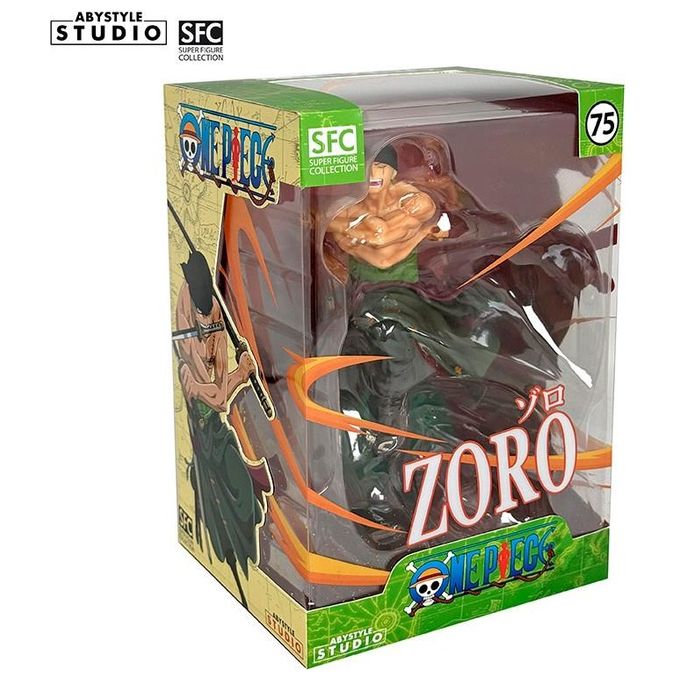 AbyStyle One Piece Roronoa Zoro Attack W katane