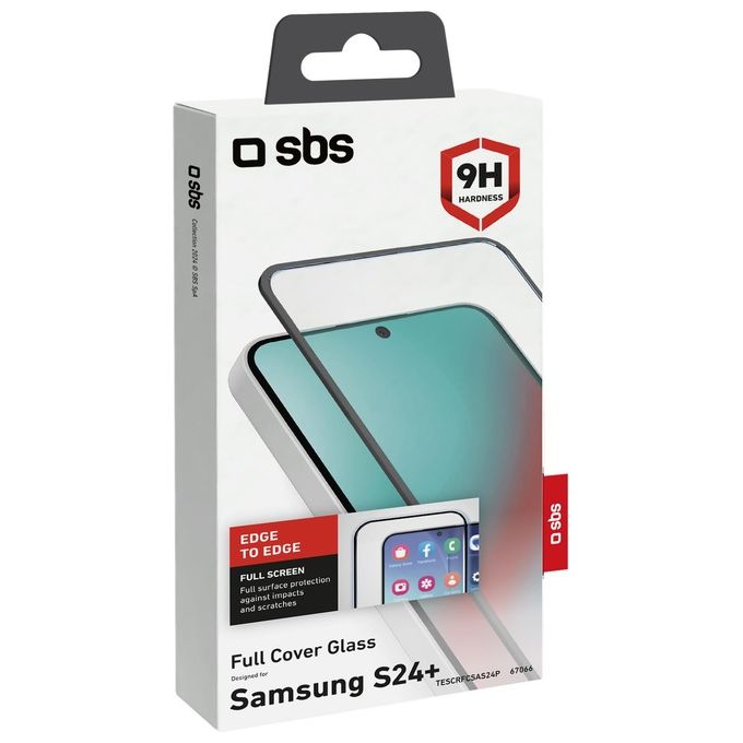 Sbs Pellicola Protettiva Full Cover Glass per Samsung Galaxy S24