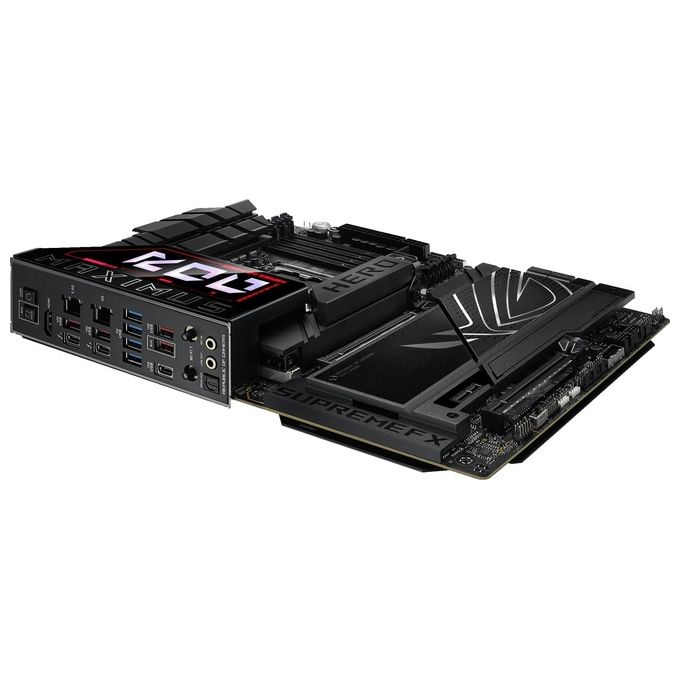 ASUS ROG Maximus Z890 Hero Scheda Madre Intel ATX 22122 Fasi di Alimentazione Slot DDR5 PCIe 5.0 GPD di Nuova Generazione 6 Slot M.2 WiFi 7 AI Overclocking Slot PCIe Q-Release Slim