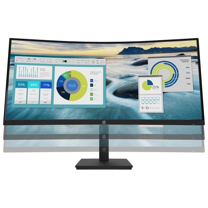 HP Monitor Flat 34'' P34hc G4 WQHD Usb-C Curved Monitor