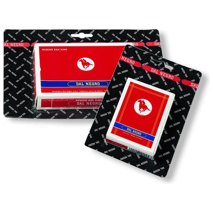 Dal Negro 24229 Carte da Ramino o Poker Plastificate