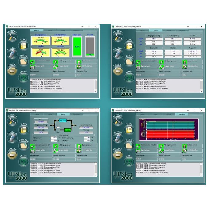 Digitus gruppo continuita' con lcd line interactive 1500 va 900 watt
