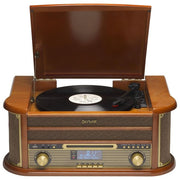 Denver MRD-51 Giradischi Radio Digitale DAB Retro' Marrone
