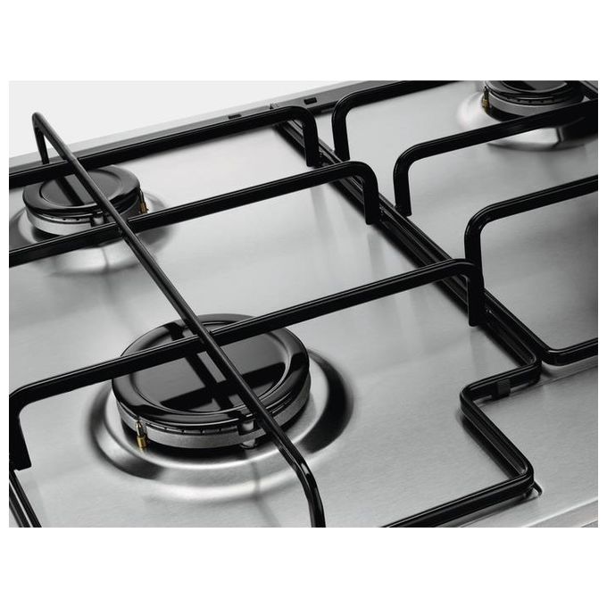 Electrolux EGS 6424 X Piano Cottura a Gas 4 Zone 60 cm Acciaio Inox