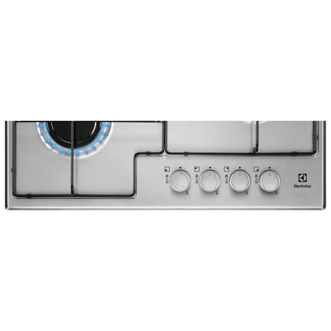 Electrolux EGS 6424 X Piano Cottura a Gas 4 Zone 60 cm Acciaio Inox