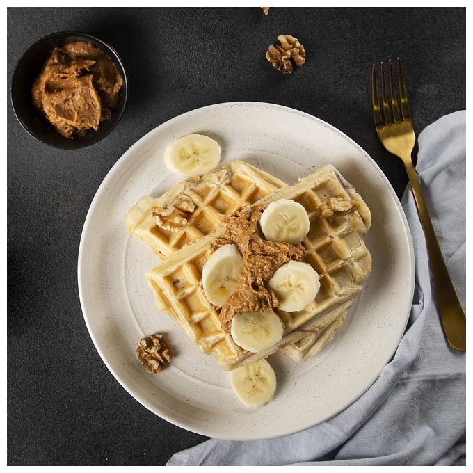 Princess 132397 Piastra Waffle Termostato Regolabile Potenza 1200 Watt 19,8x19,8 cm 2 Waffle per Sessione