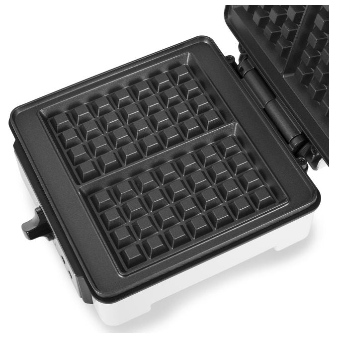 Princess 132397 Piastra Waffle Termostato Regolabile Potenza 1200 Watt 19,8x19,8 cm 2 Waffle per Sessione
