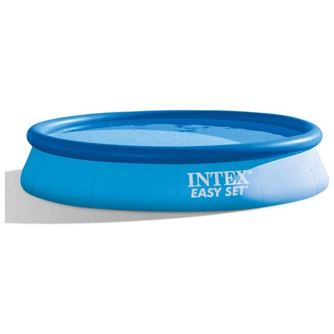 Intex Piscina Fuori Terra Easy Set 457x84 cm Rotonda Azzurra PVC Triplo Strato