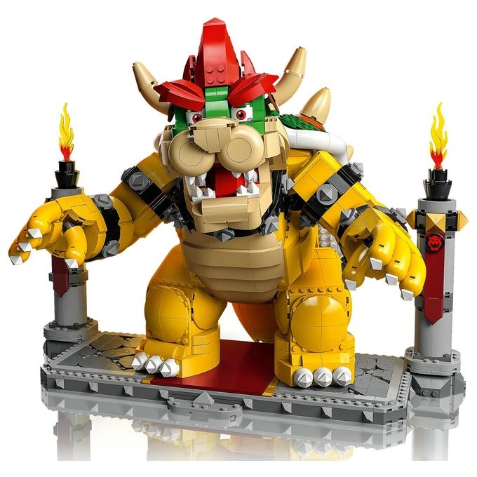 LEGO Super Mario 71411 Il Potente Bowser, Kit di Costruzioni per Adulti, Idee Regalo, Personaggio Snodabile 3D da Collezione