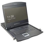 Digitus Console Tft 19'' per Rack 19'' con Switch Kvm 8 Porte Cat 5 Tastiera Italiana