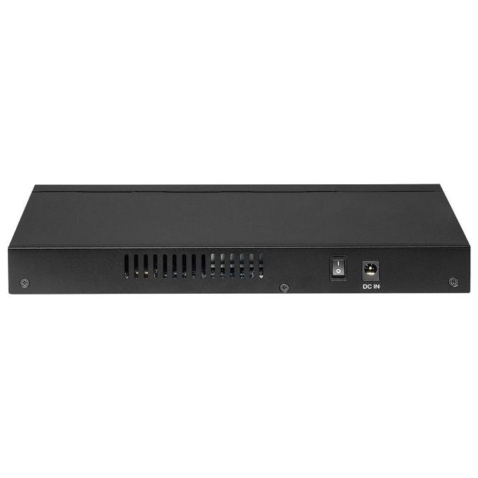 Edimax Gs-3008p Switch di Rete Gestito Gigabit Ethernet 10-100-1000 Nero Supporto Power Over Ethernet