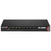 Edimax Gs-3008p Switch di Rete Gestito Gigabit Ethernet 10-100-1000 Nero Supporto Power Over Ethernet