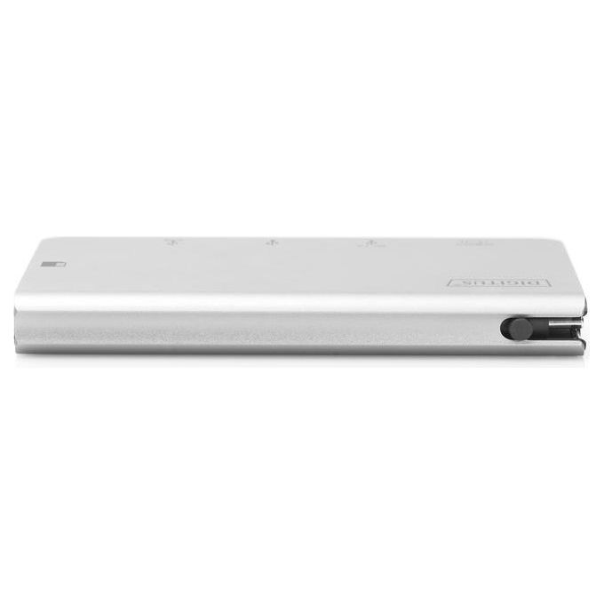 Digitus Docking Station Usb Tipo C con 6 Porte Usb Hdmi Tipo C Lettore Card