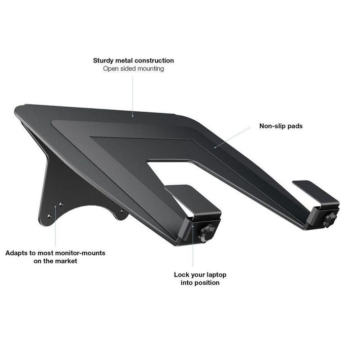 Nilox Supporto Laptop Tavolo 100x100 Nero