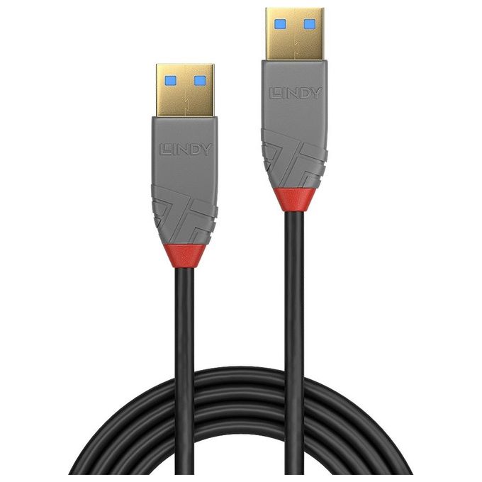 Lindy Cavo Usb 3mt Usb 3.2 Gen 1 (3.1 Gen 1) Usb a Nero-Grigio
