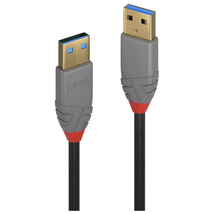 Lindy Cavo Usb 3mt Usb 3.2 Gen 1 (3.1 Gen 1) Usb a Nero-Grigio