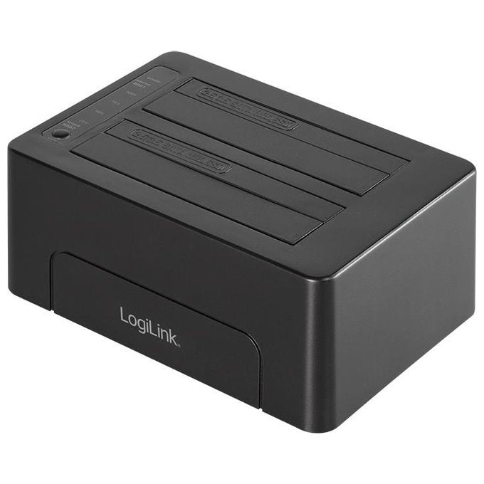 LogiLink Docking Station Usb 3.1 gen 2 per 2 Hdd-Ssd 2,5'' e 1 3,5'' Sata