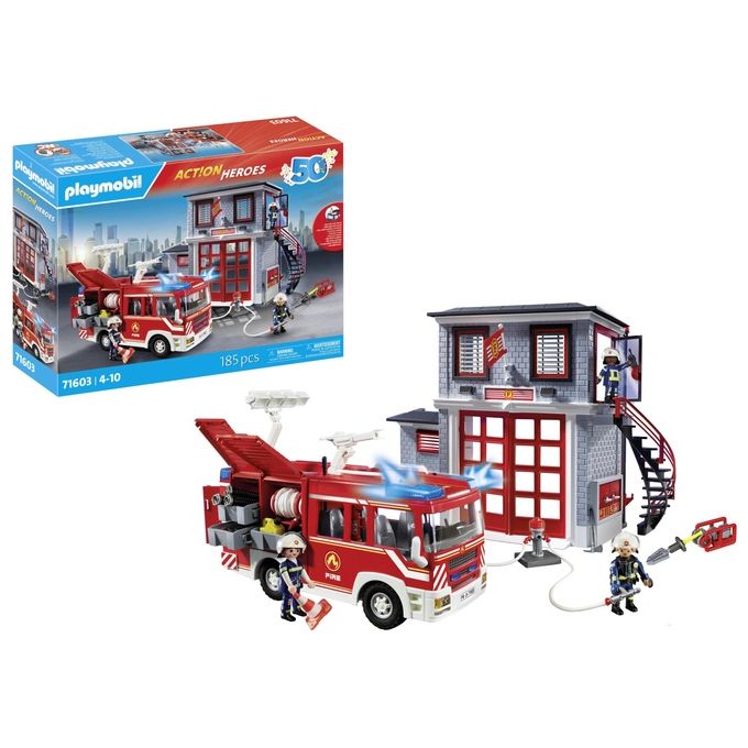 Playmobil Mega Set dei Vigili del Fuoco Action Heroes