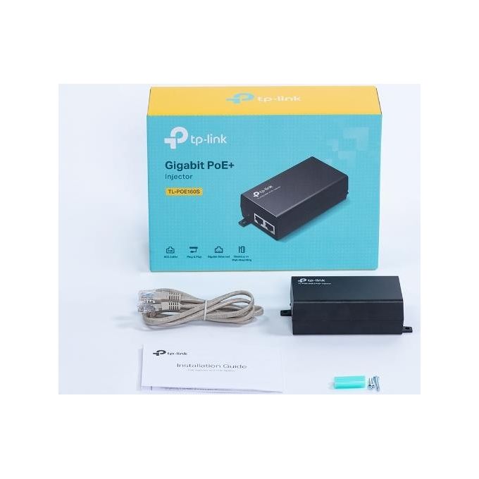 Tp-Link TL-POE160S Adattatore Poe e Iniettore Gigabit Ethernet