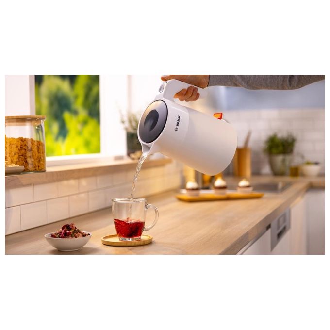 Bosch TWK2M161 Bollitore Elettrico 1.7 Litri 2400W Bianco