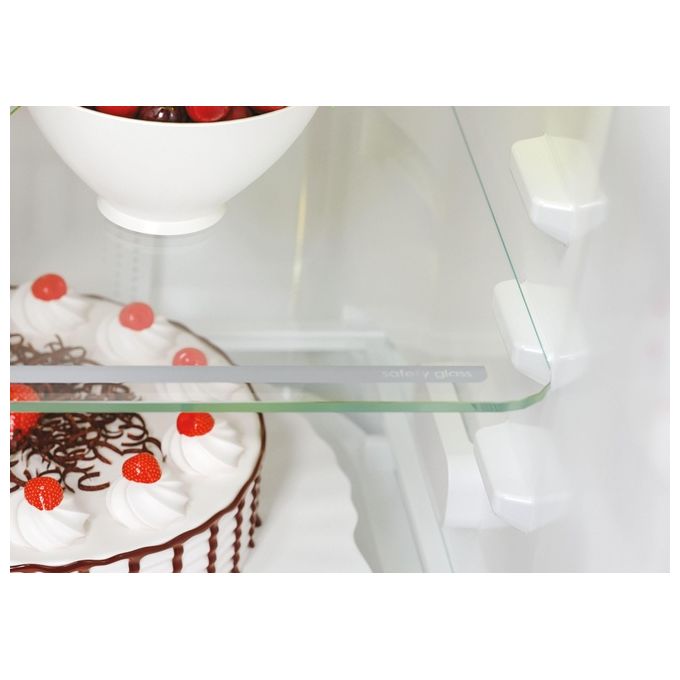 Candy CCE3T618FS Frigorifero Combinato Capacita' 342 Litri Classe energetica F No Frost 185 cm Argento
