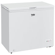 BEKO CF200EWN Congelatore a pozzetto 198 L 85 cm Classe E 40 dB sistema FreezerGuard per funzionamento anche in ambienti freddi (fino a -15 °C) tecnologia MinFrost per meno brina autonomia 22 ore capacita' di congelamento 10 kg-24h colore bianco
