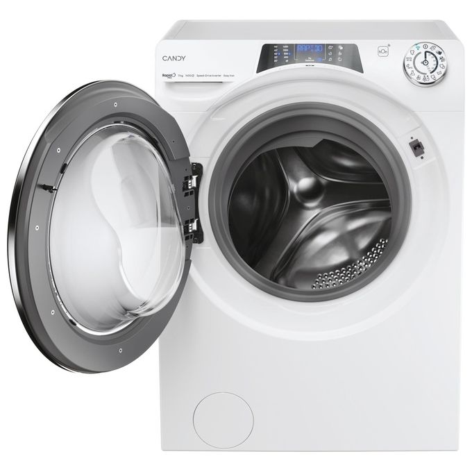 Candy RP4116BWMBC-1-S Rapidó PRO Lavatrice Frontale 11 Kg 1400 rpm Classe A Inverter Wi-Fi Vapore (85x60x62 cm) colore Bianco