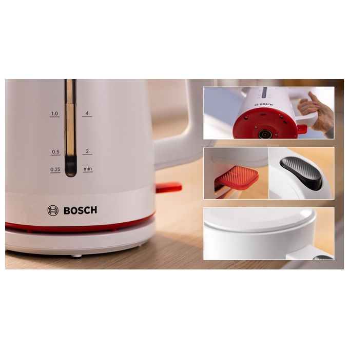 Bosch TWK3M121 MyMoment Bollitore 17 Litri 2400W Bianco