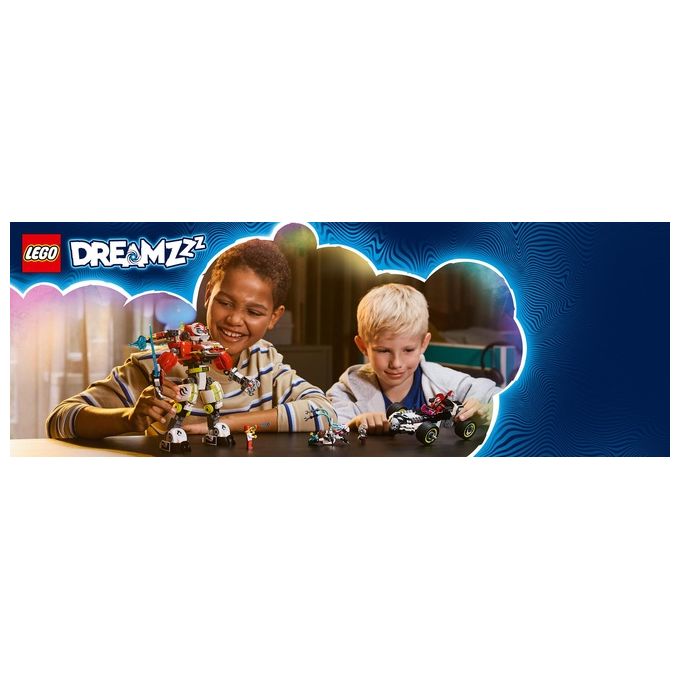 LEGO Set 71497 Costruzione Mech Tigre di Cooper e Bolide di Zero Dreamzzz