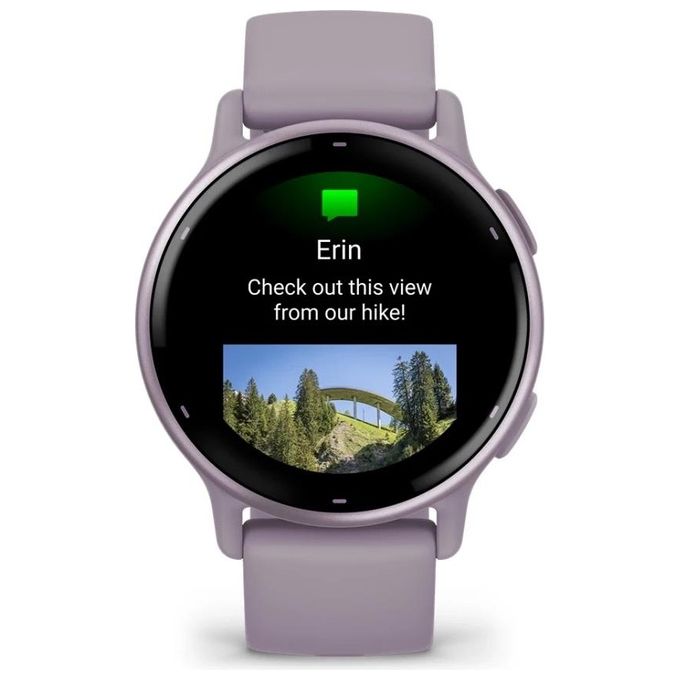 Garmin Vivoactive 5 1.2'' GPS Sport Salute Notifiche Orchid Metallic