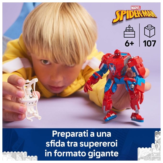 Lego Set 76308 Marvel Super Heroes Mech di Spider-Man Contro Anti-Venom