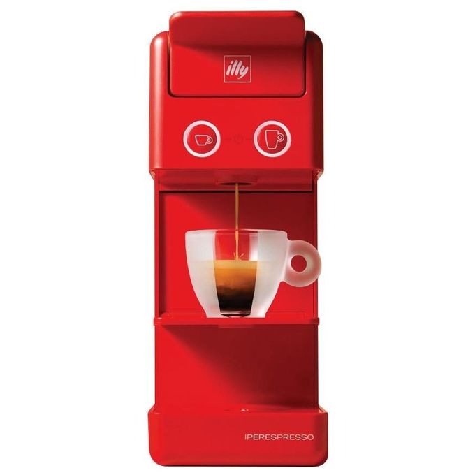 [ComeNuovo] Illy Y3.3 EandC 60478 Macchina da Caffe' a Capsule Illy Rossa + 14 Capsule omaggio