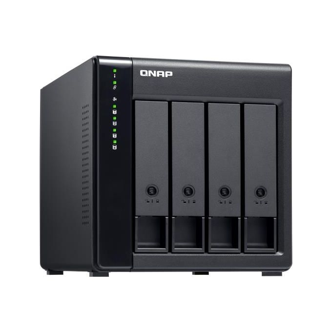 Qnap TL-D400S Contenitore di Unita' Di Archiviazione 2,5-3,5'' Enclosure Hdd-Ssd Nero-Grigio