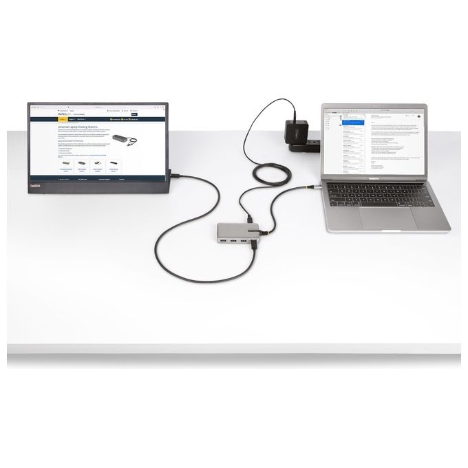 StarTech.com Networking Hub Usb-C a 4 Porte Usb-a-c 3x Usb-a-1x Usb-c 100W Pd 10Gb