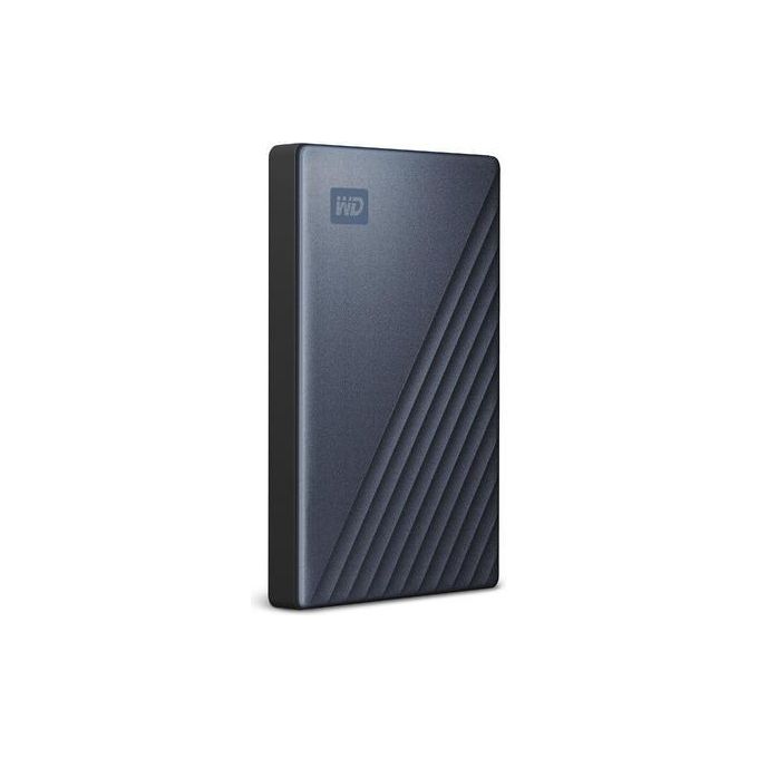 WD My Passport Ultra WDBC3C0020BBL Hard Disk Esterno Crittografato 2Tb Usb 3.0 Connettore Usb-C 256 Bit AES Blu