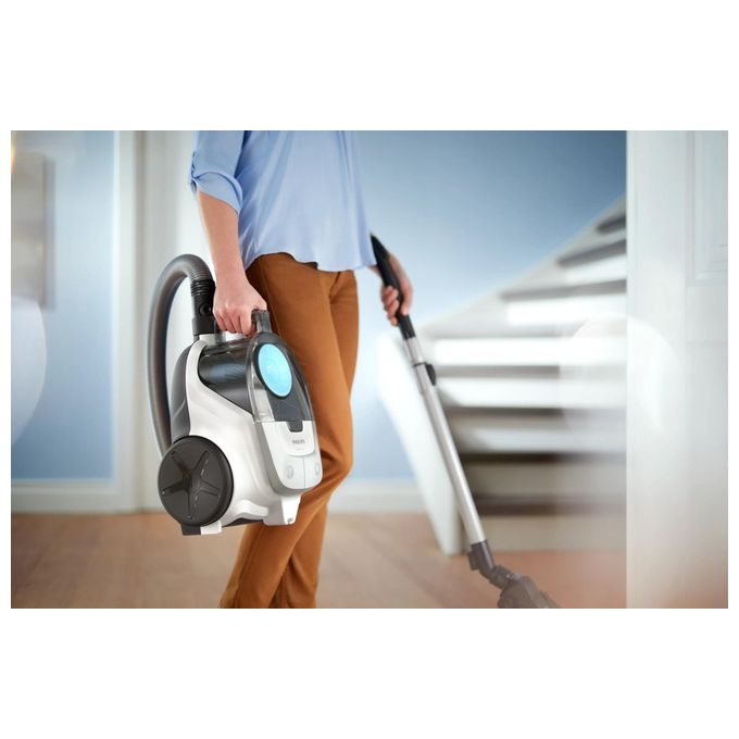 Philips XB2122-09 Serie 2000 Aspirapolvere senza sacco PowerCyclone 4 1,3 L 850 W 77 dB colore Blu