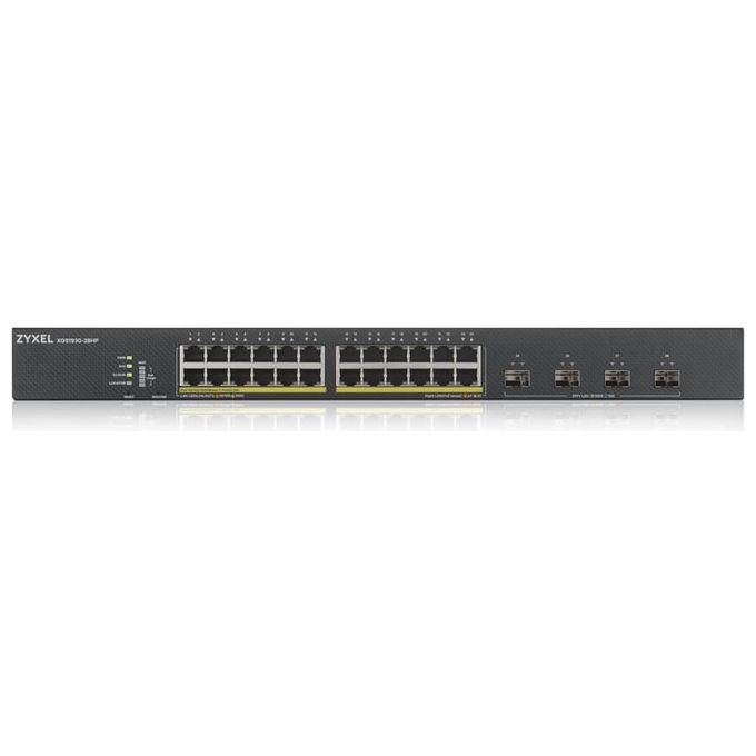 Zyxel XGS1930-28HP Switch Ontelligente 24 x 10-100-1000 PoE+ + 4 x 10 Gigabit SFP+ Montabile su Rack PoE+ 375W