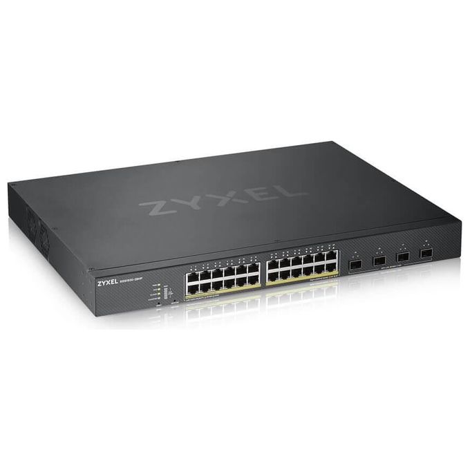 Zyxel XGS1930-28HP Switch Ontelligente 24 x 10-100-1000 PoE+ + 4 x 10 Gigabit SFP+ Montabile su Rack PoE+ 375W