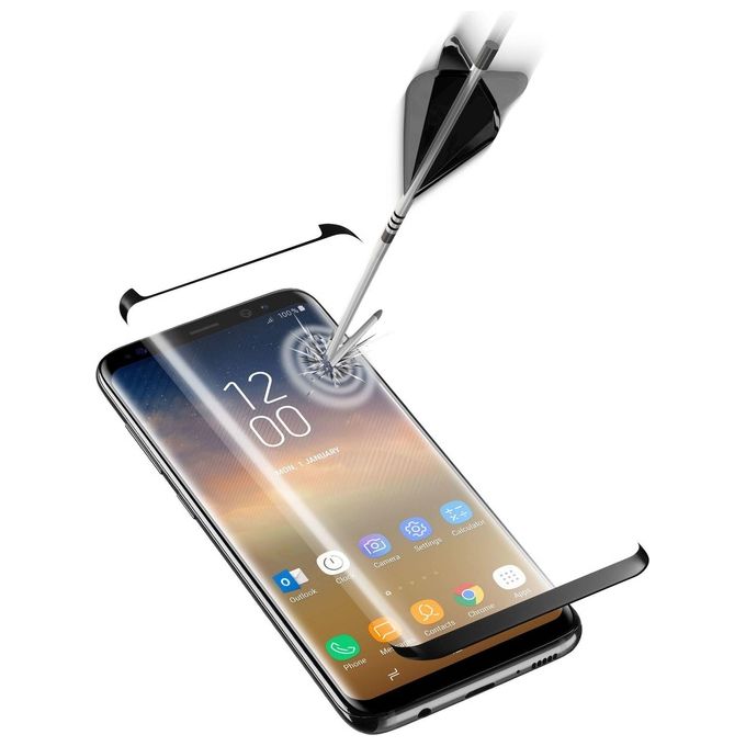 Cellular Line Vetro Temperato 3 Pezzi per Samsung S9 Plus