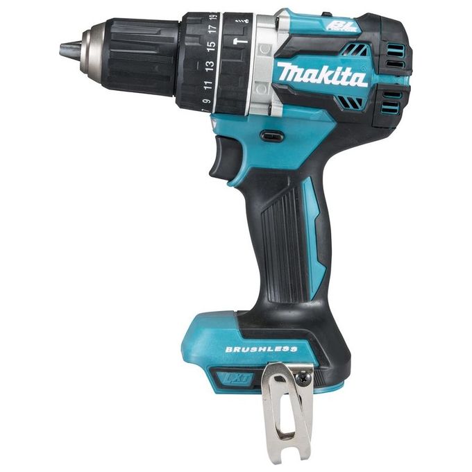Makita Trapano Avvitatore a Percussione DHP484ZJ 18V 13mm 60Nm Motore Brushless (Batteria Non Inclusa)