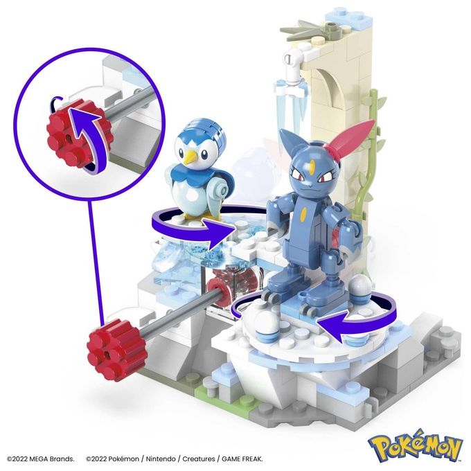 Mattel Mega Pokemon Divertimento sulla Neve per Piplup e Sneasel
