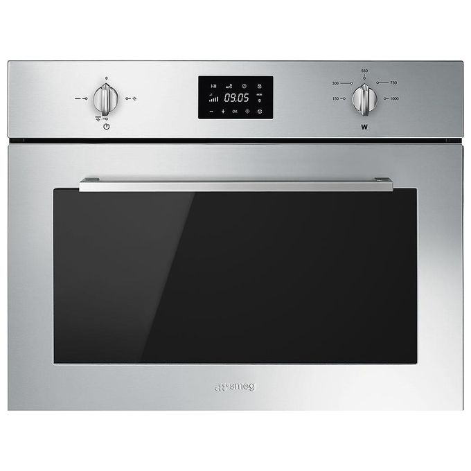 Smeg SF4400MX Forno a Microonde Multifunzione da Incasso Estetica Selezione Capacita' 32 Litri Classe energetica  3 Programmi  60 cm Acciaio Inox
