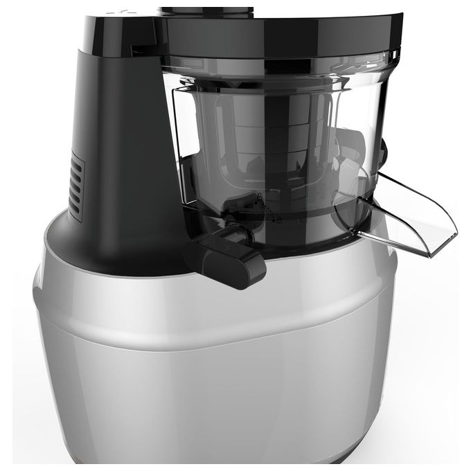 Moulinex ZU420E Juice e Clean Estrattore di Succo a Freddo con Teconlogia Easy Clean per Una Pulizia Facile Touch Screen 0.8 Litri Alluminio